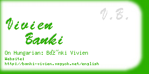 vivien banki business card